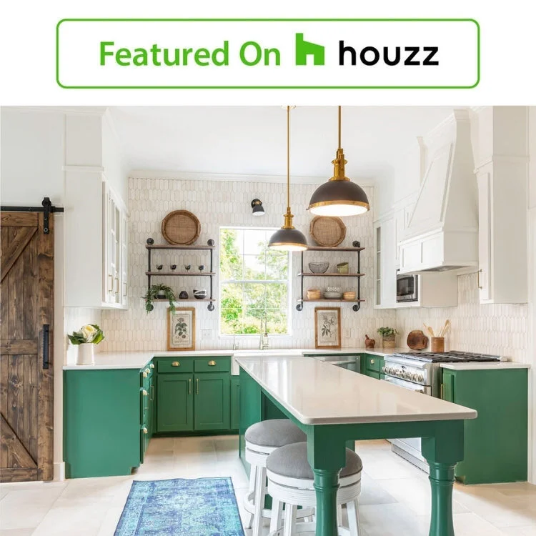 Green English Country Kitchen with a Texas Twist | Ruthie Staalsen